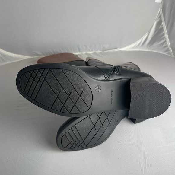 NWOT Marc Fisher Medium Calf Leather Tall Shaft Boots - Picture 2 of 9